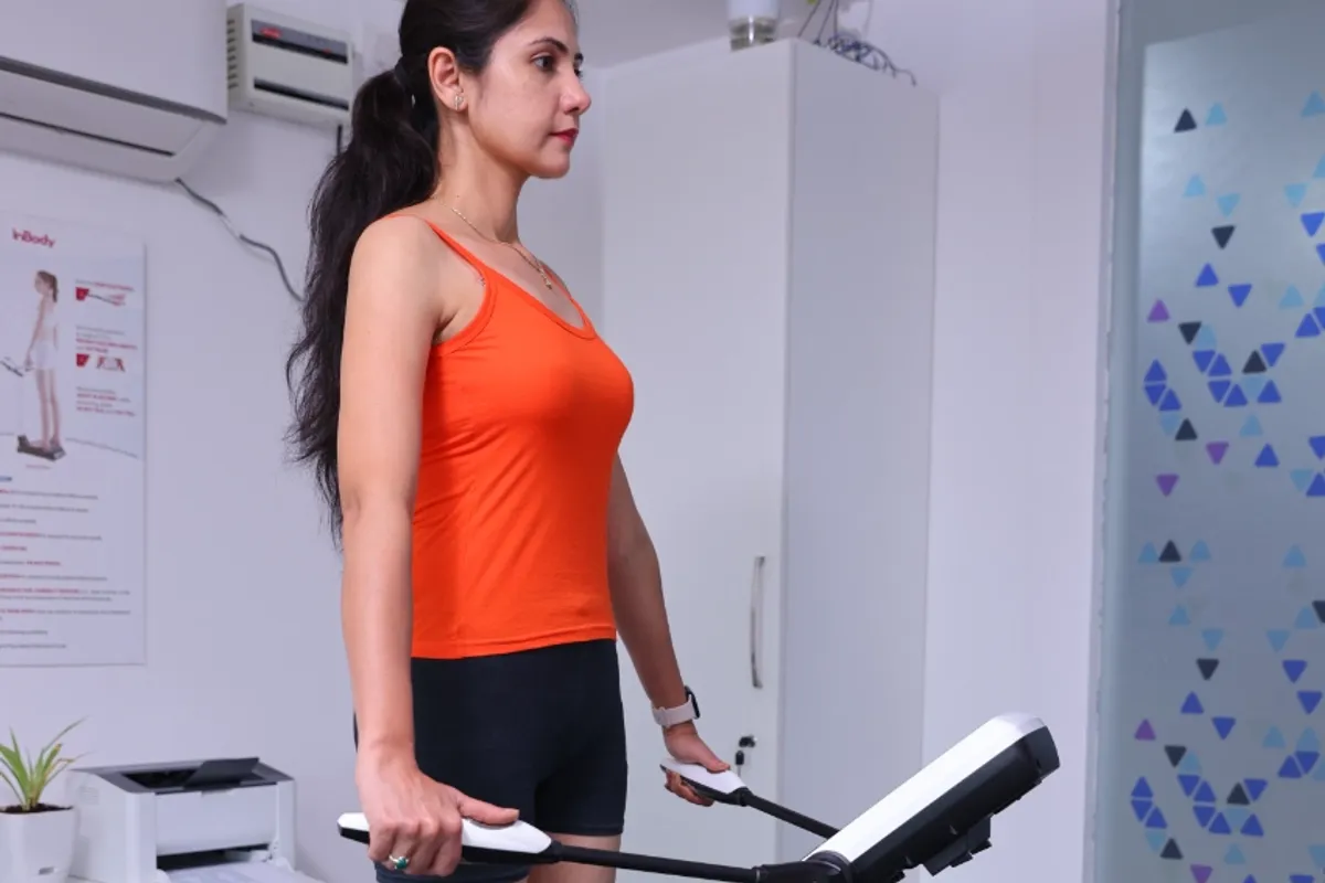 InBody 270 with hand and foot electrodes