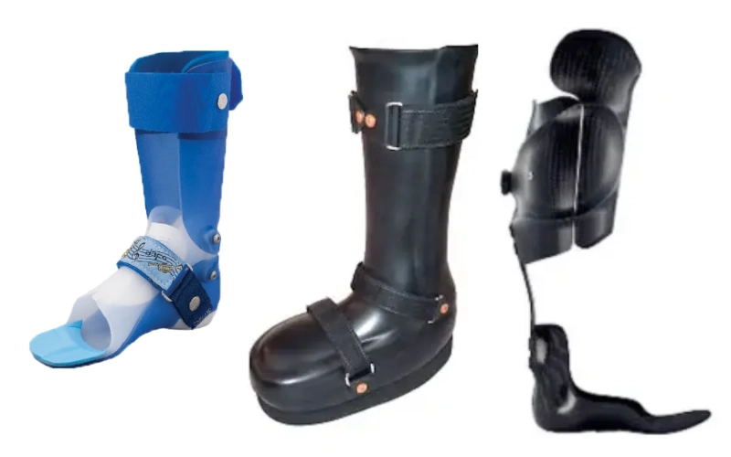 Custom orthotic braces and supports at DakshinRehab Moosapet