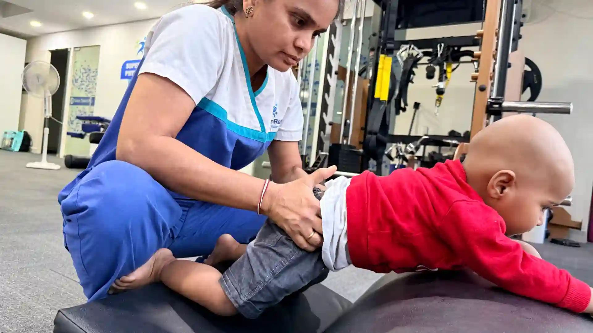 Pediatric physiotherapy at DakshinRehab Moosapet