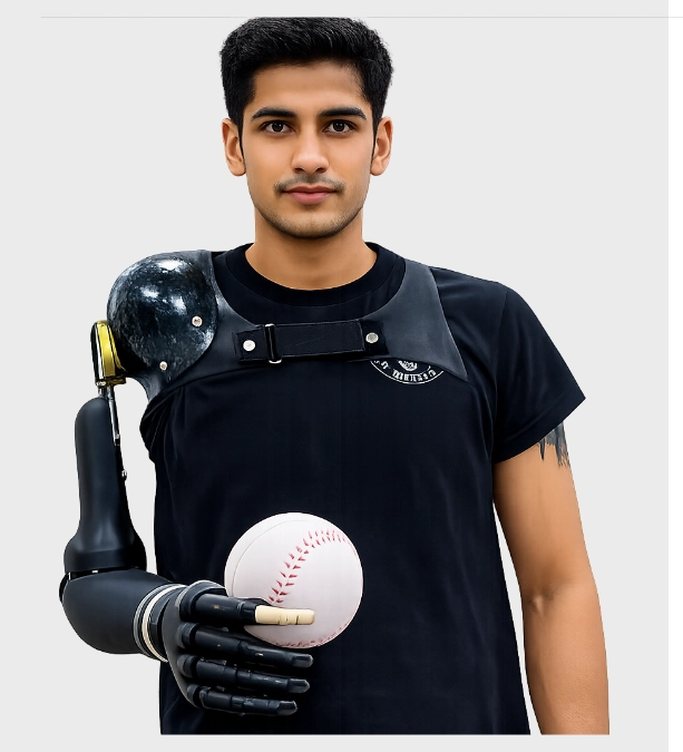 Bionic hand grip training for daily activities at DakshinRehab Hyderabad