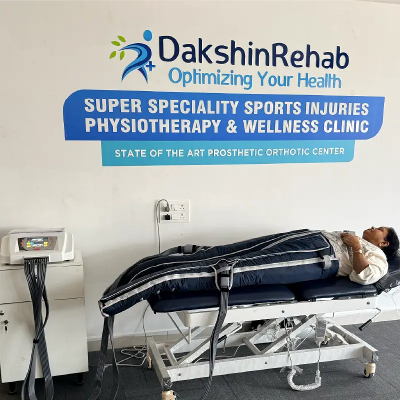 BOA MAX 2 lymphedema treatment therapy at DakshinRehab physiotherapy clinic in Moosapet, Hyderabad