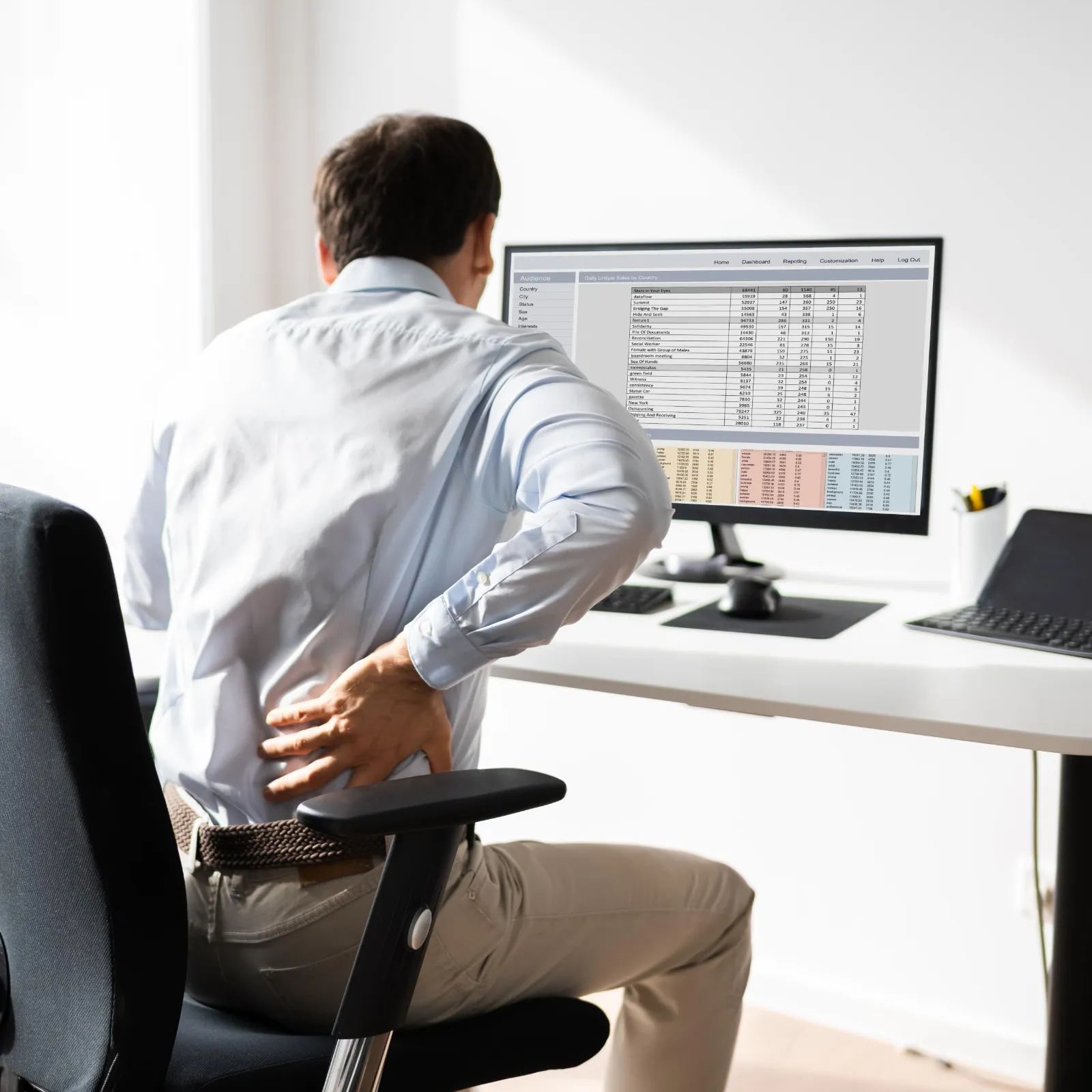 Spine curvator for posture