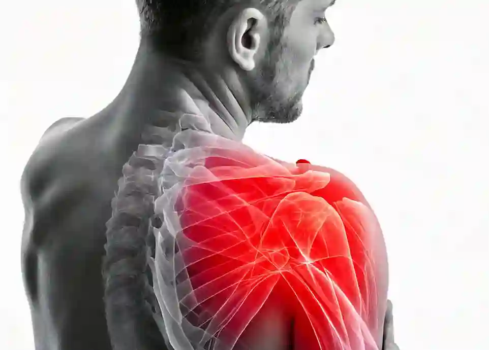 Shoulder pain and impingement — kinesio taping support at DakshinRehab