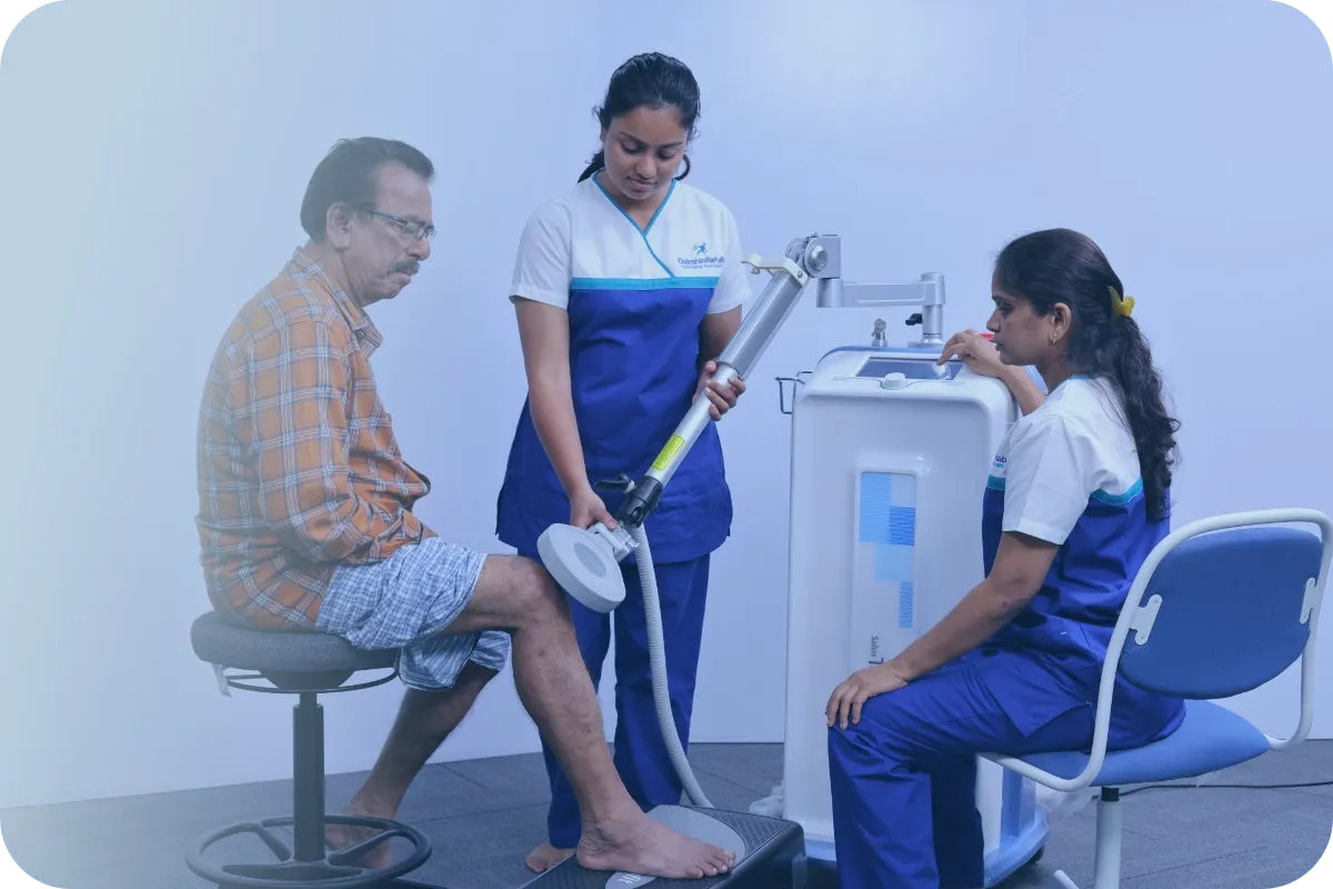 Total knee replacement rehab at DakshinRehab