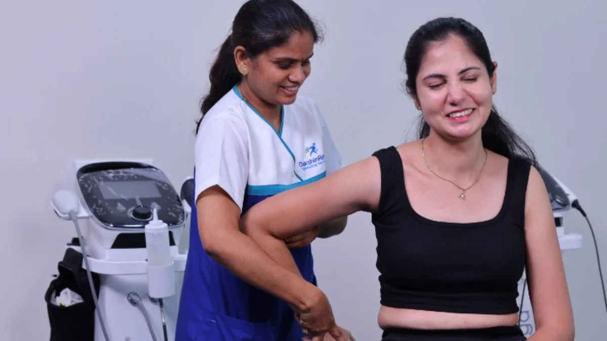 Shoulder assessment and root-cause diagnosis at DakshinRehab Moosapet, Hyderabad