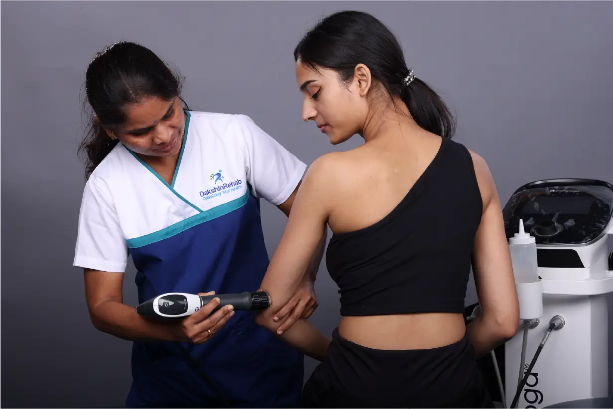 Chattanooga RPW2 radial shockwave device at DakshinRehab Moosapet