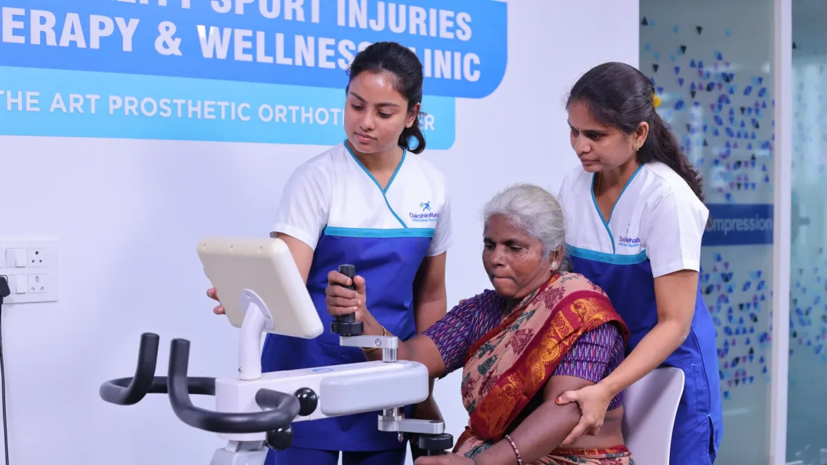 Advanced robotic rehabilitation technology at DakshinRehab Moosapet, Hyderabad