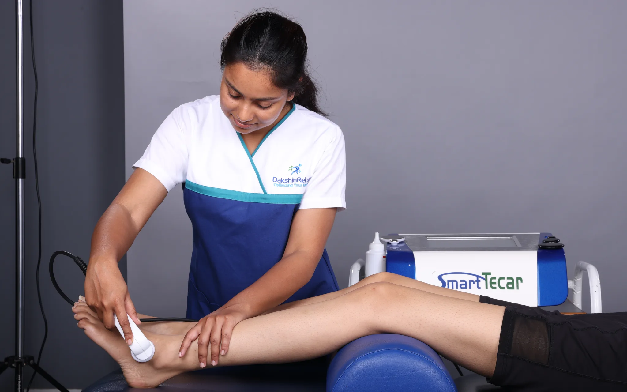 Ankle Sprain treatment and sports rehab at DakshinRehab clinic in Moosapet, Hyderabad