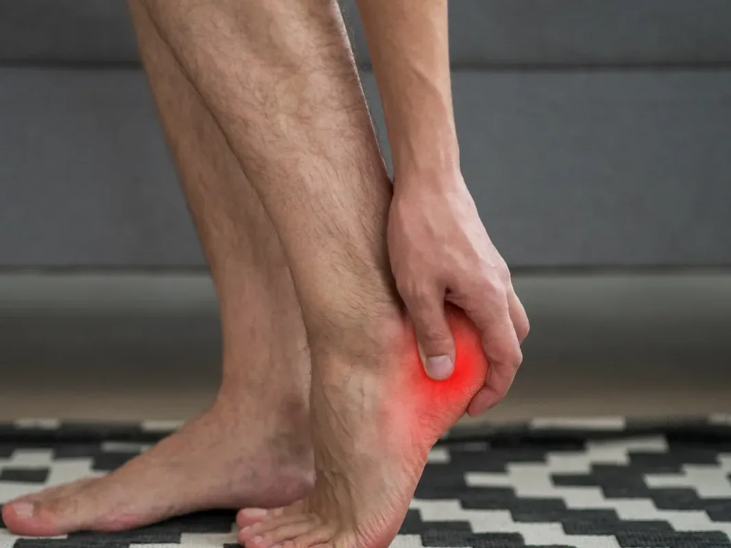 Heel spur treatment with shockwave therapy at DakshinRehab Hyderabad