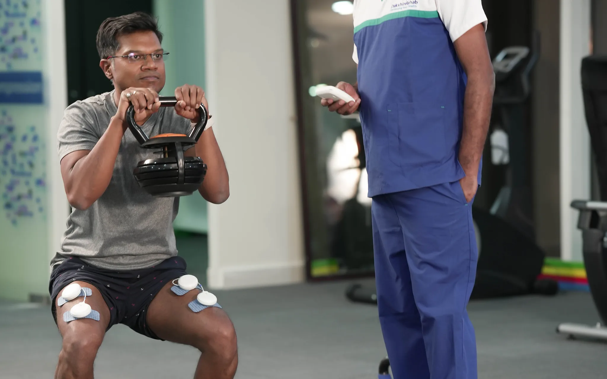 ACL reconstruction rehabilitation at DakshinRehab physiotherapy clinic in Moosapet, Hyderabad