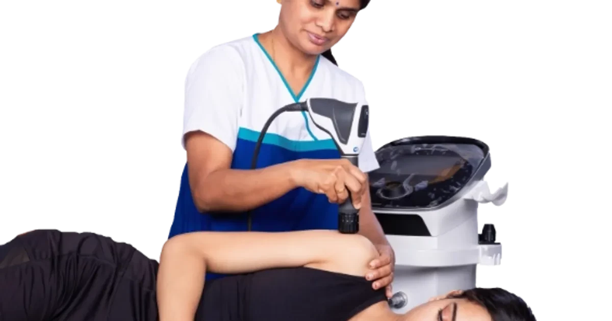 Chattanooga RPW2 Shockwave Therapy for shoulder pain at DakshinRehab Moosapet