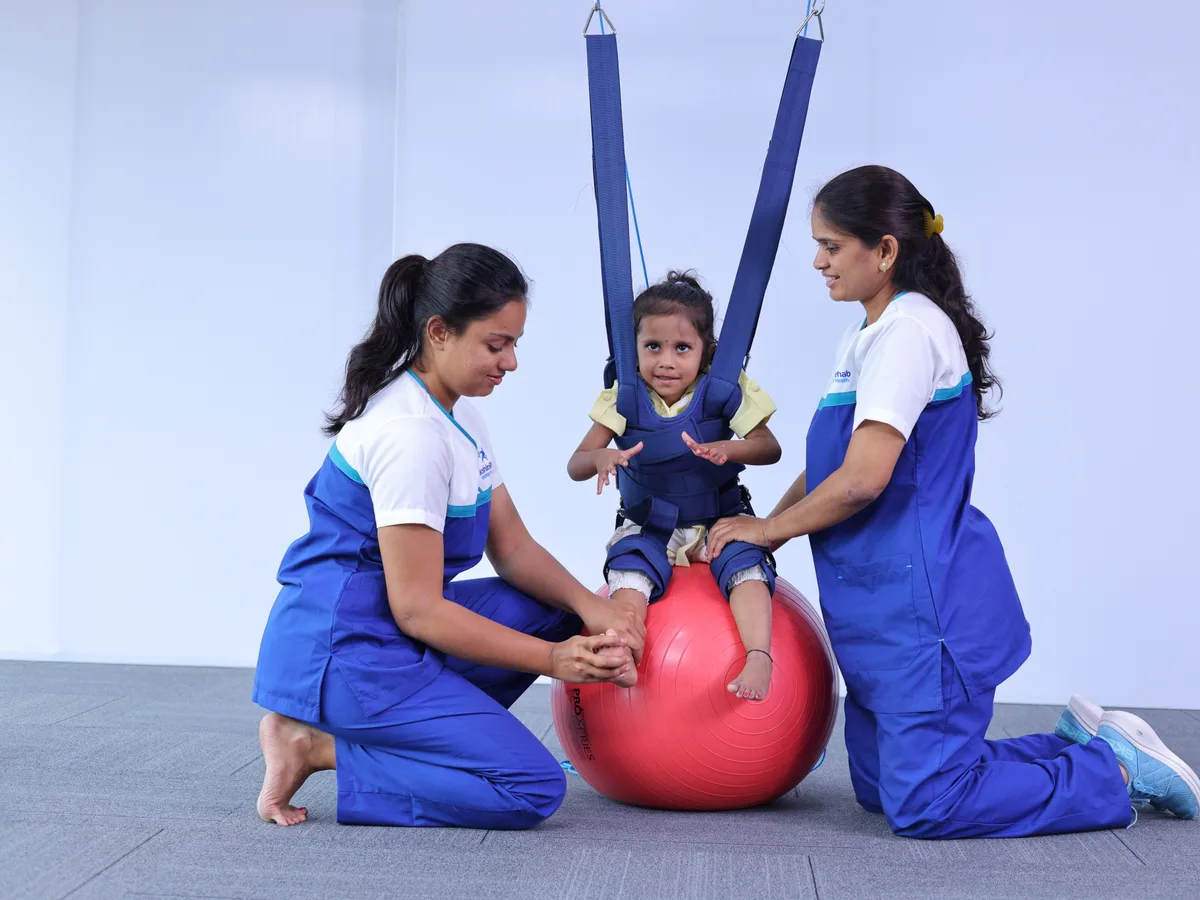 Play-Based Therapy with Redcord Neurac at DakshinRehab, Moosapet