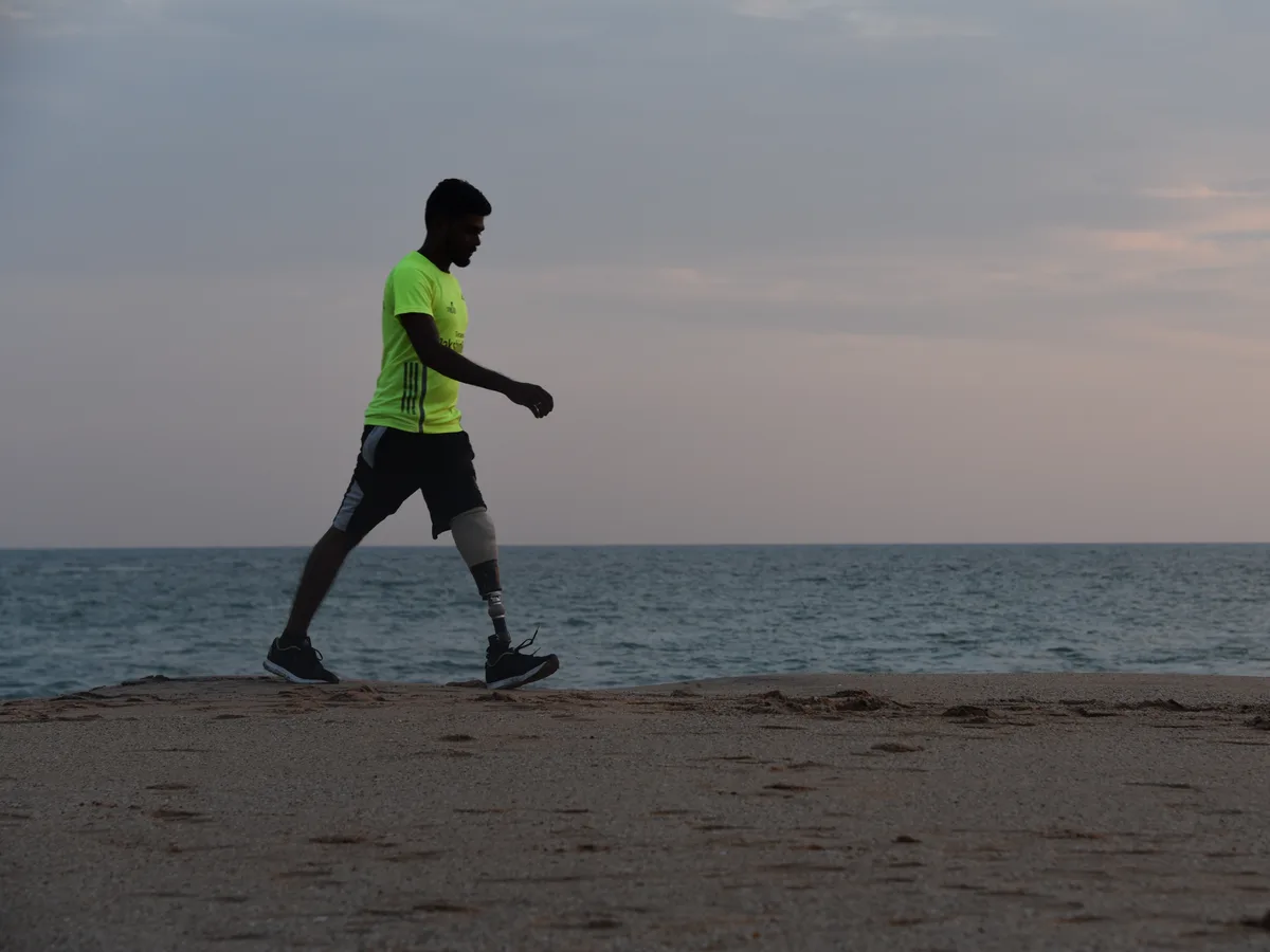 Prosthetic limb fitting and gait rehabilitation at DakshinRehab Moosapet, Hyderabad
