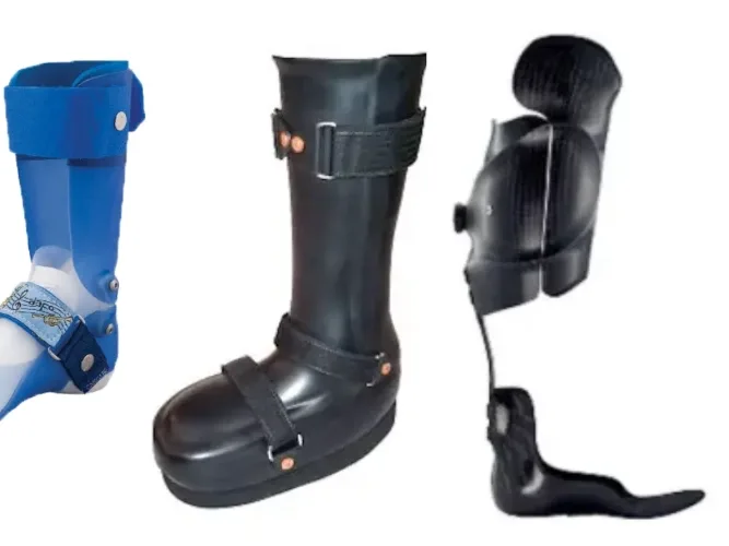 Custom orthotic braces and supports at DakshinRehab Moosapet