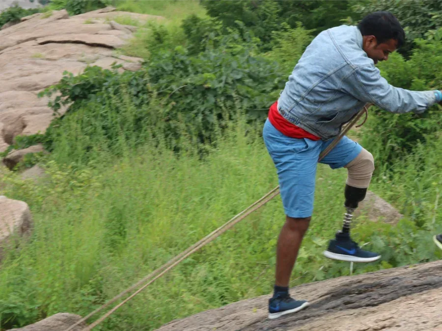 Prosthetic rehabilitation and amputee training at DakshinRehab Moosapet, Hyderabad
