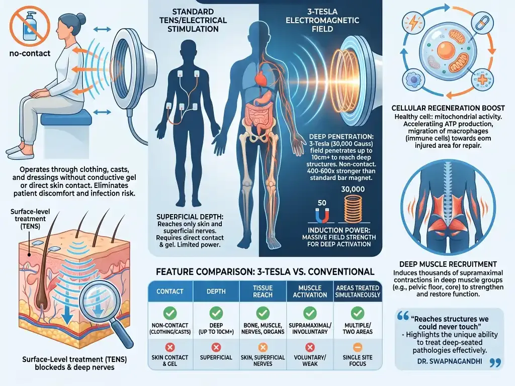 3-Tesla EMTT safety considerations at DakshinRehab