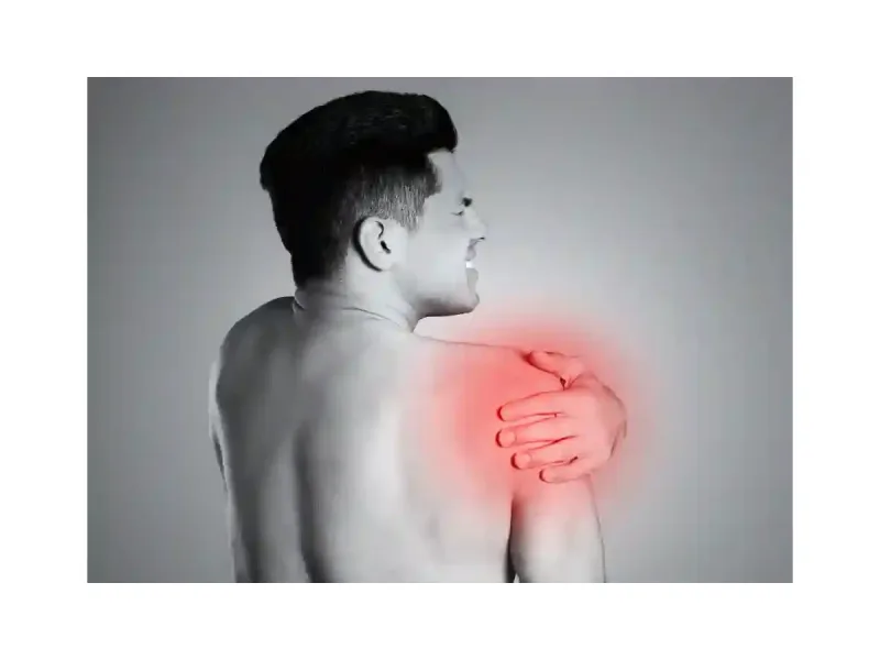 Shoulder labral tear and dislocation pathology illustration