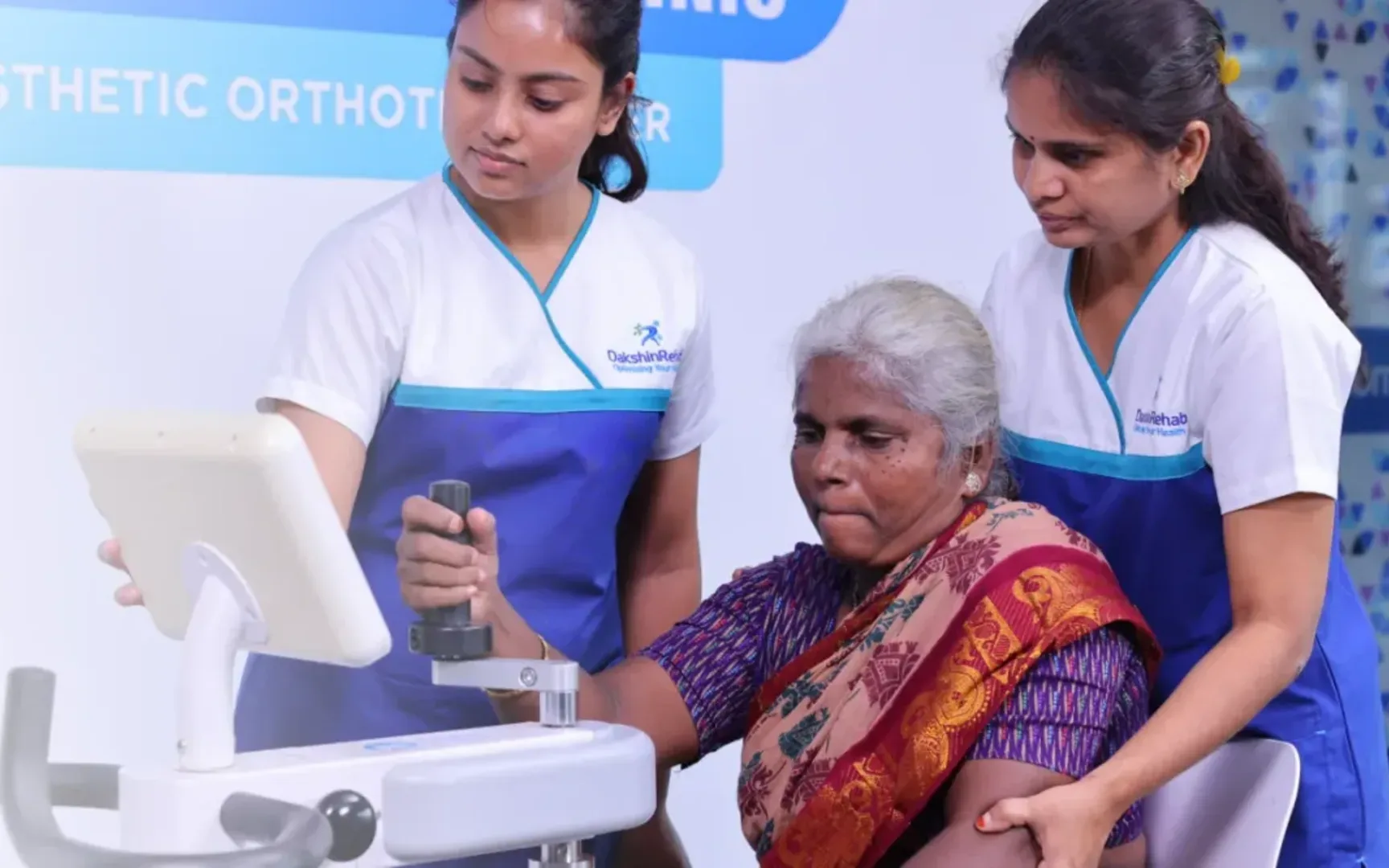 Stroke and spinal cord injury rehabilitation at DakshinRehab physiotherapy clinic in Moosapet, Hyderabad