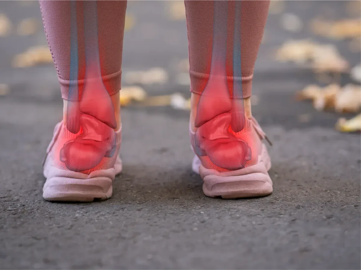 Achilles tendinopathy shockwave treatment at DakshinRehab