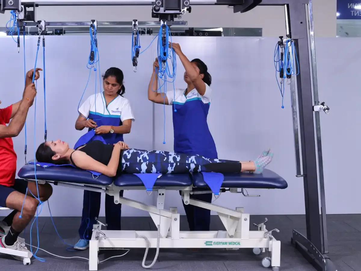 Redcord Neurac therapy for athletes and return to sport at DakshinRehab