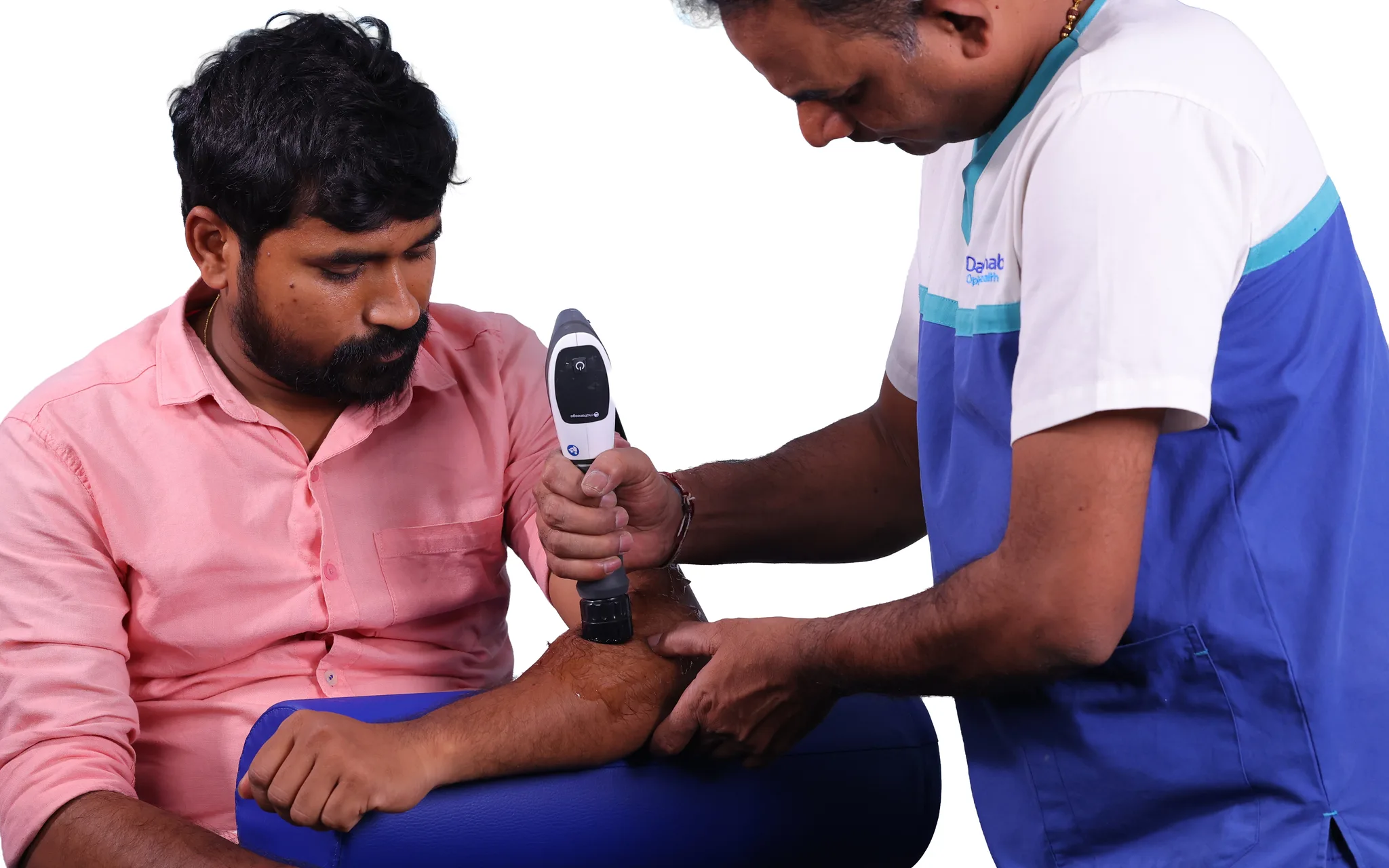 Man holding his painful outer elbow — tennis elbow treated at DakshinRehab, Moosapet, Hyderabad